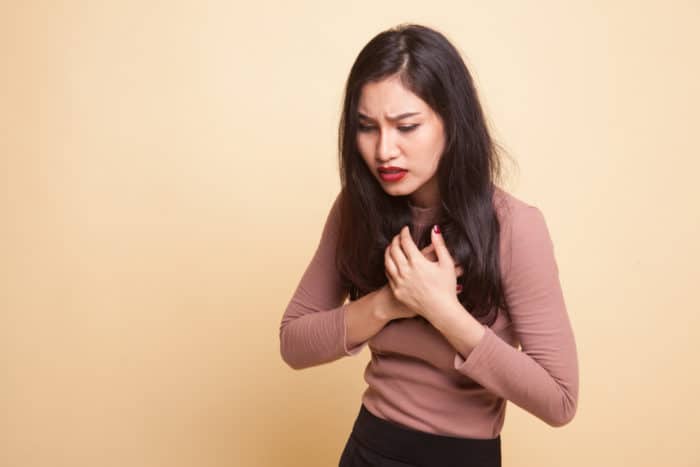 Кислотний рН грудної клітини дихає болем